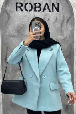 کت توییت پشمی آستردار جیب نما ژاسمین