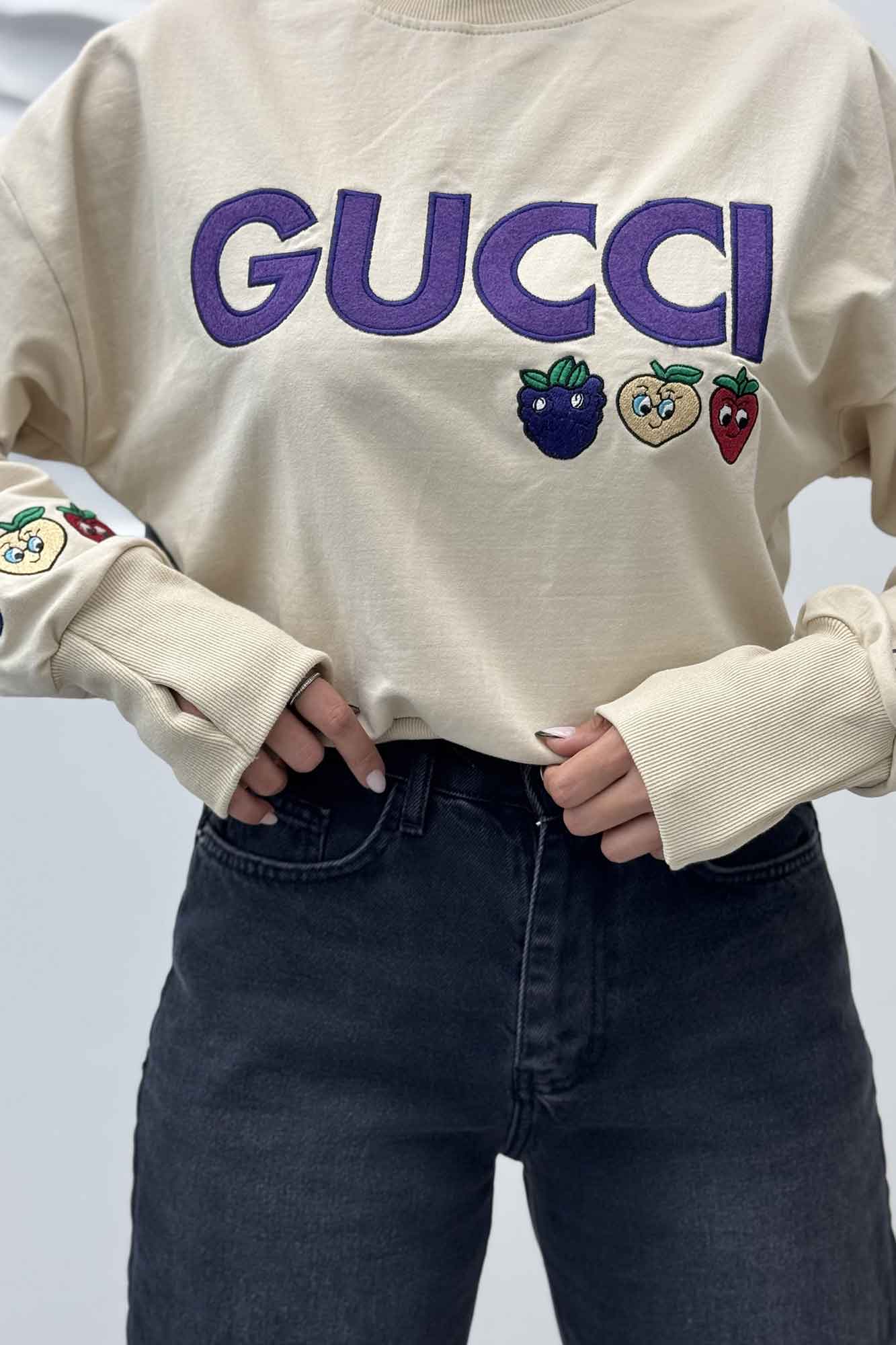 دورس کراپ گلدوزی سه میوه 