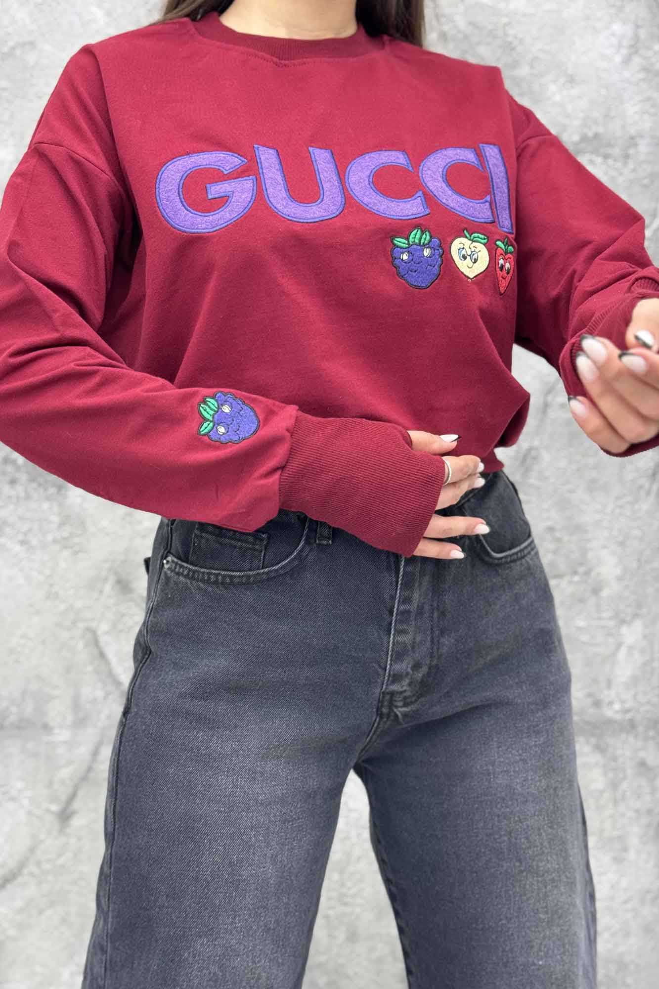 دورس کراپ گلدوزی سه میوه 