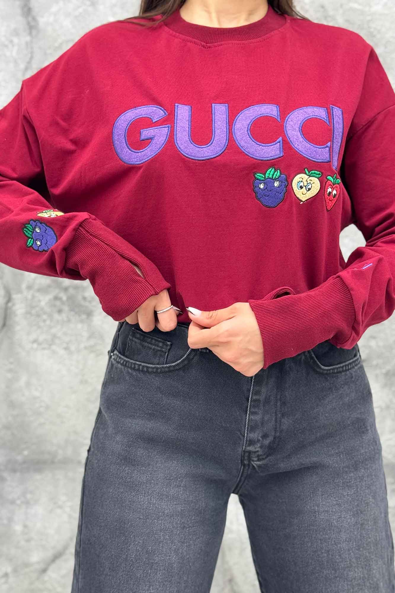 دورس کراپ گلدوزی سه میوه 