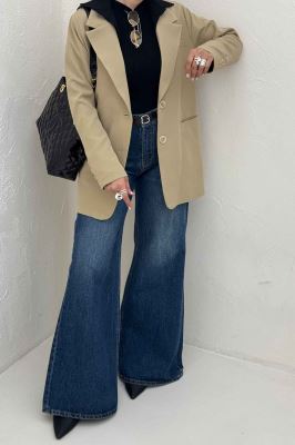 کت مازراتی جیب فیلتو دو دکمه عمودی بلور