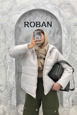 کاپشن لاین ساده کلاهدار