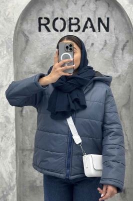 کاپشن لاین ساده کلاهدار