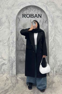 پالتو فوتر دو درجیب کجراه برجسته طیلا