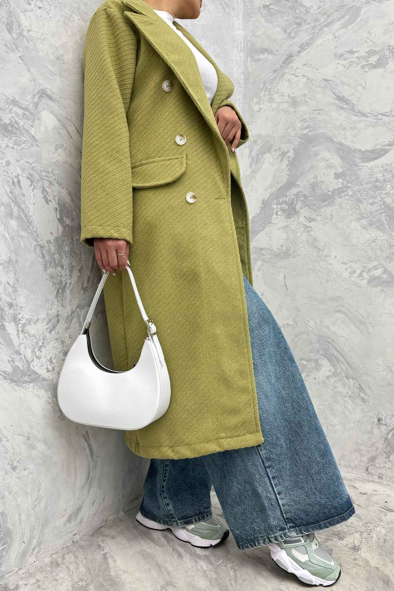 پالتو فوتر دو درجیب کجراه برجسته طیلا