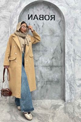 پالتو فوتر دو درجیب کجراه برجسته طیلا