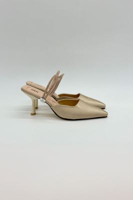 کفش مجلسی پاشنه دار رویه موجی