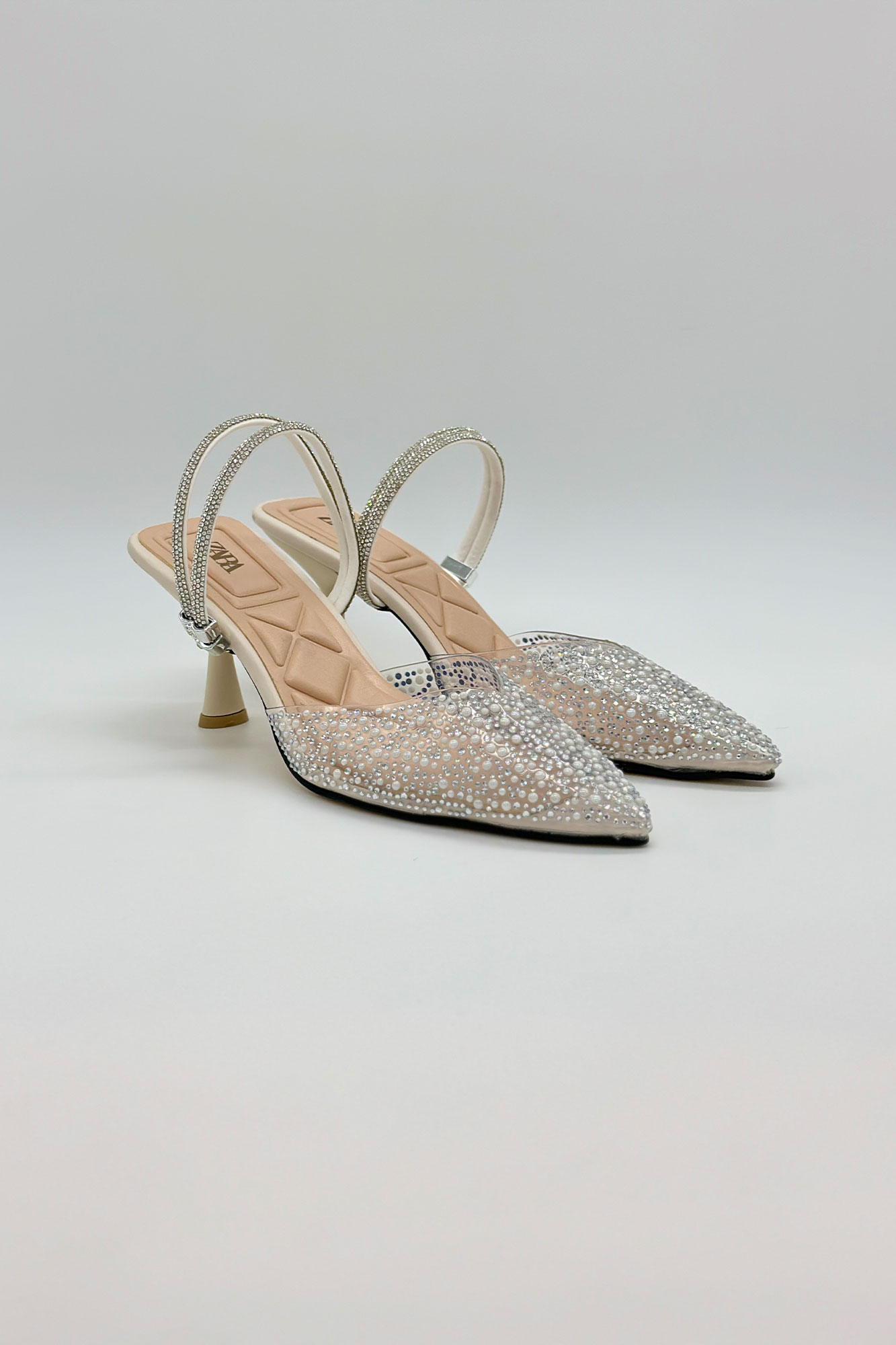 کفش مجلسی جلو بسته تلقی نگینی