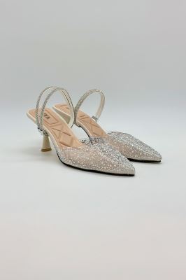 کفش مجلسی جلو بسته تلقی نگینی