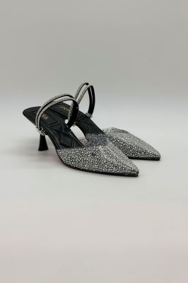 کفش مجلسی جلو بسته تلقی نگینی