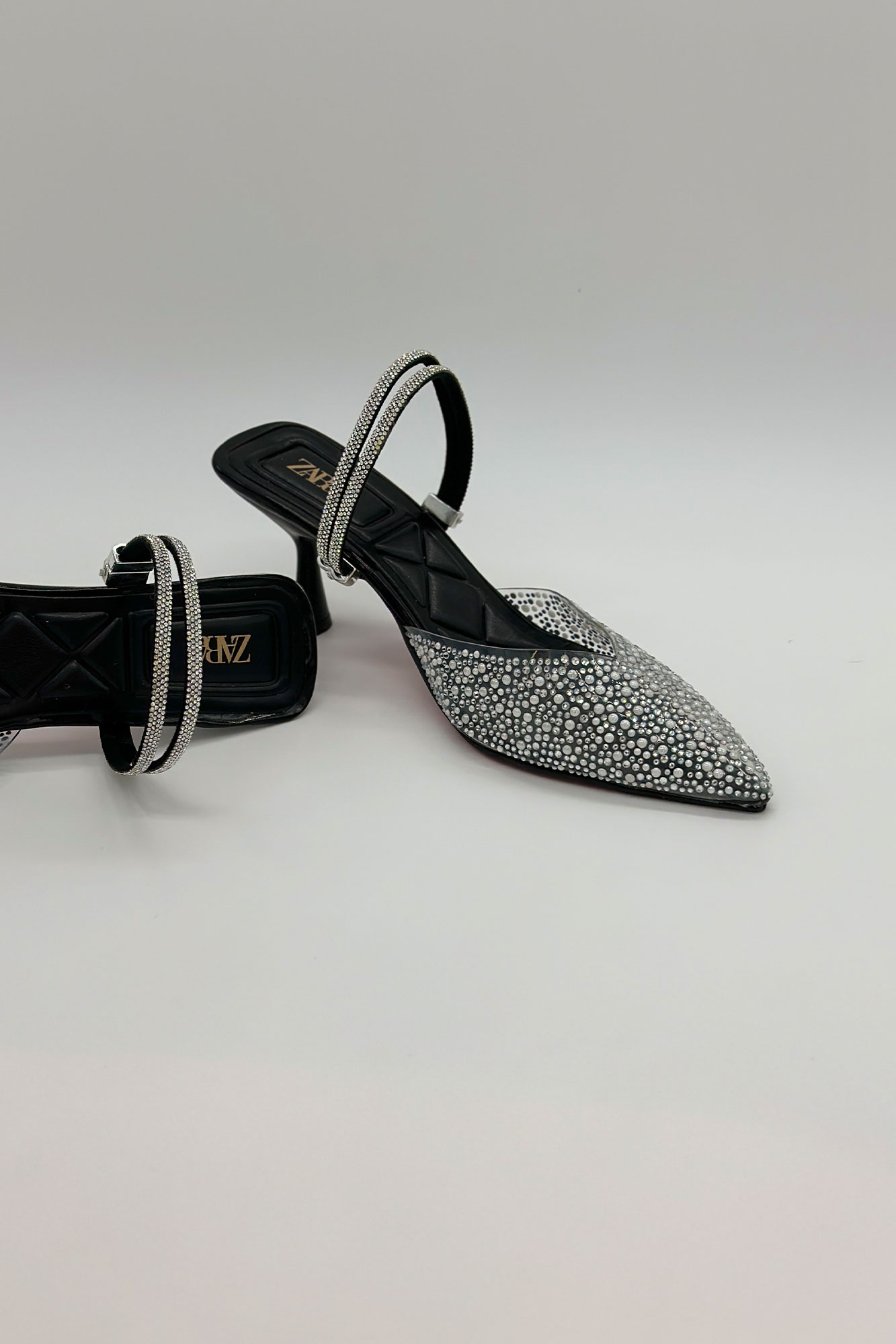 کفش مجلسی جلو بسته تلقی نگینی