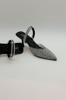 کفش مجلسی جلو بسته تلقی نگینی