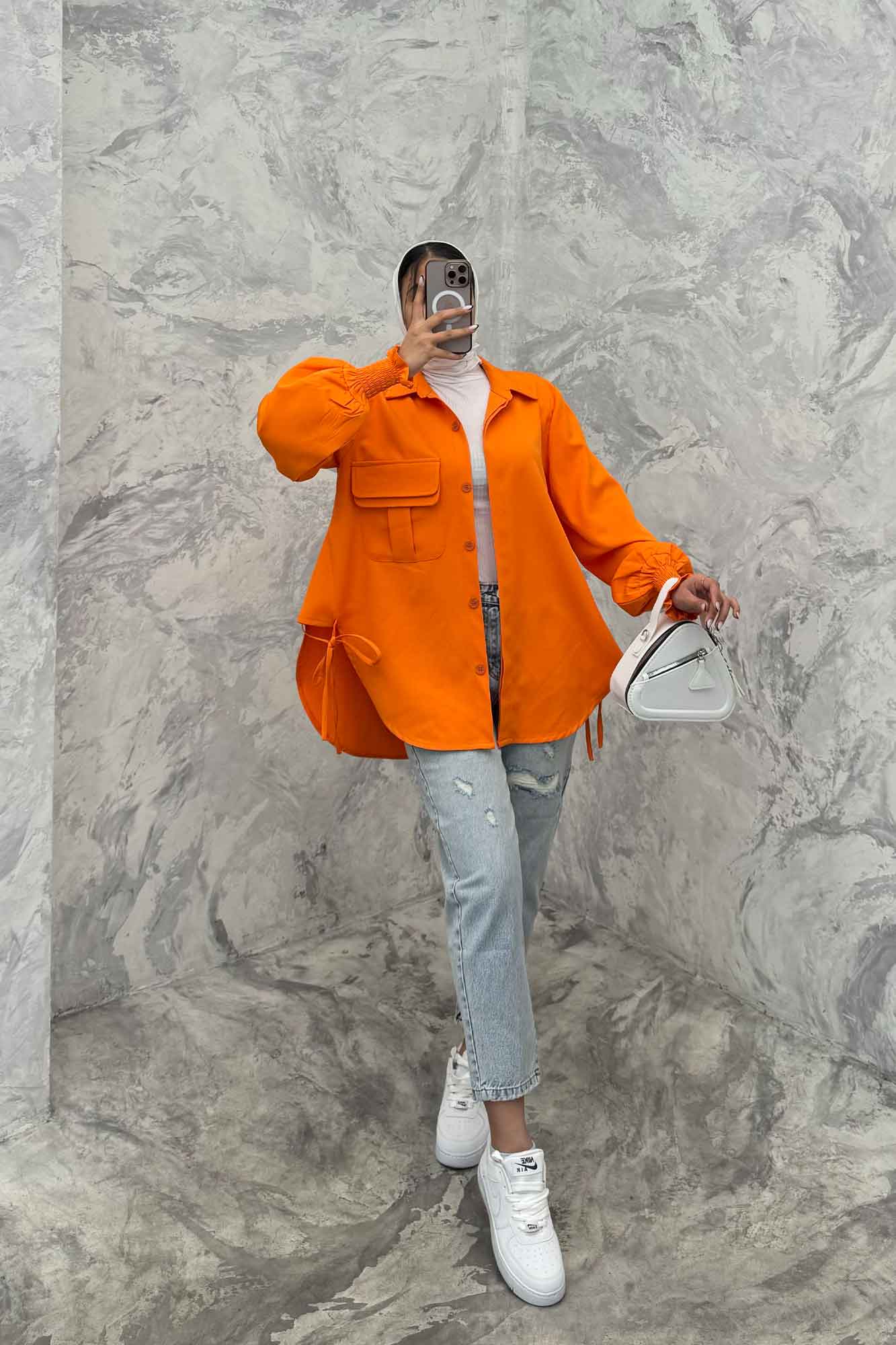 مانتو آستین شیپوری مازراتی