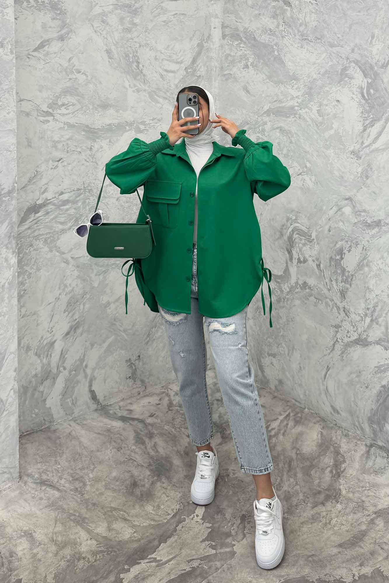 مانتو آستین شیپوری مازراتی