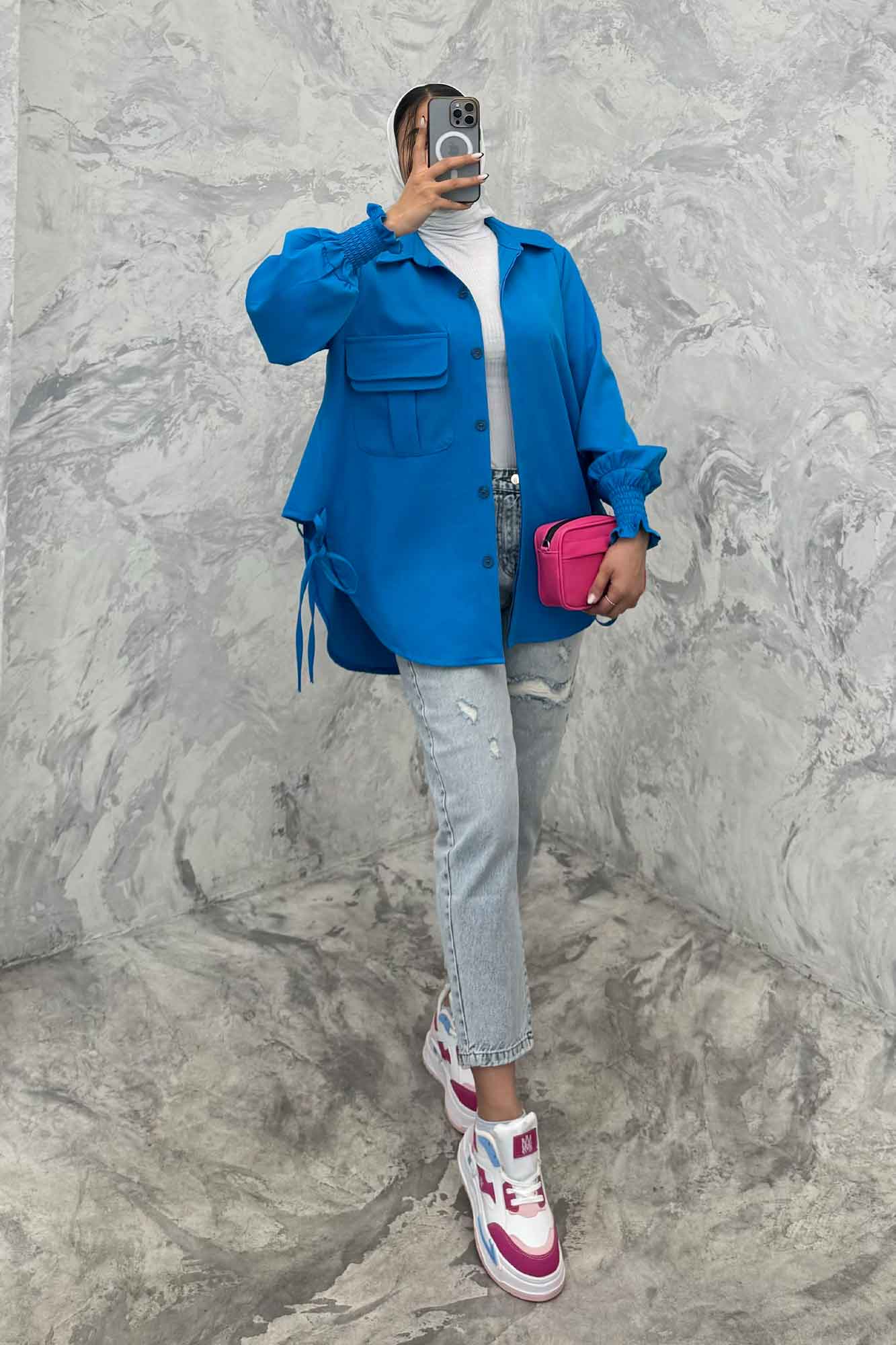 مانتو آستین شیپوری مازراتی