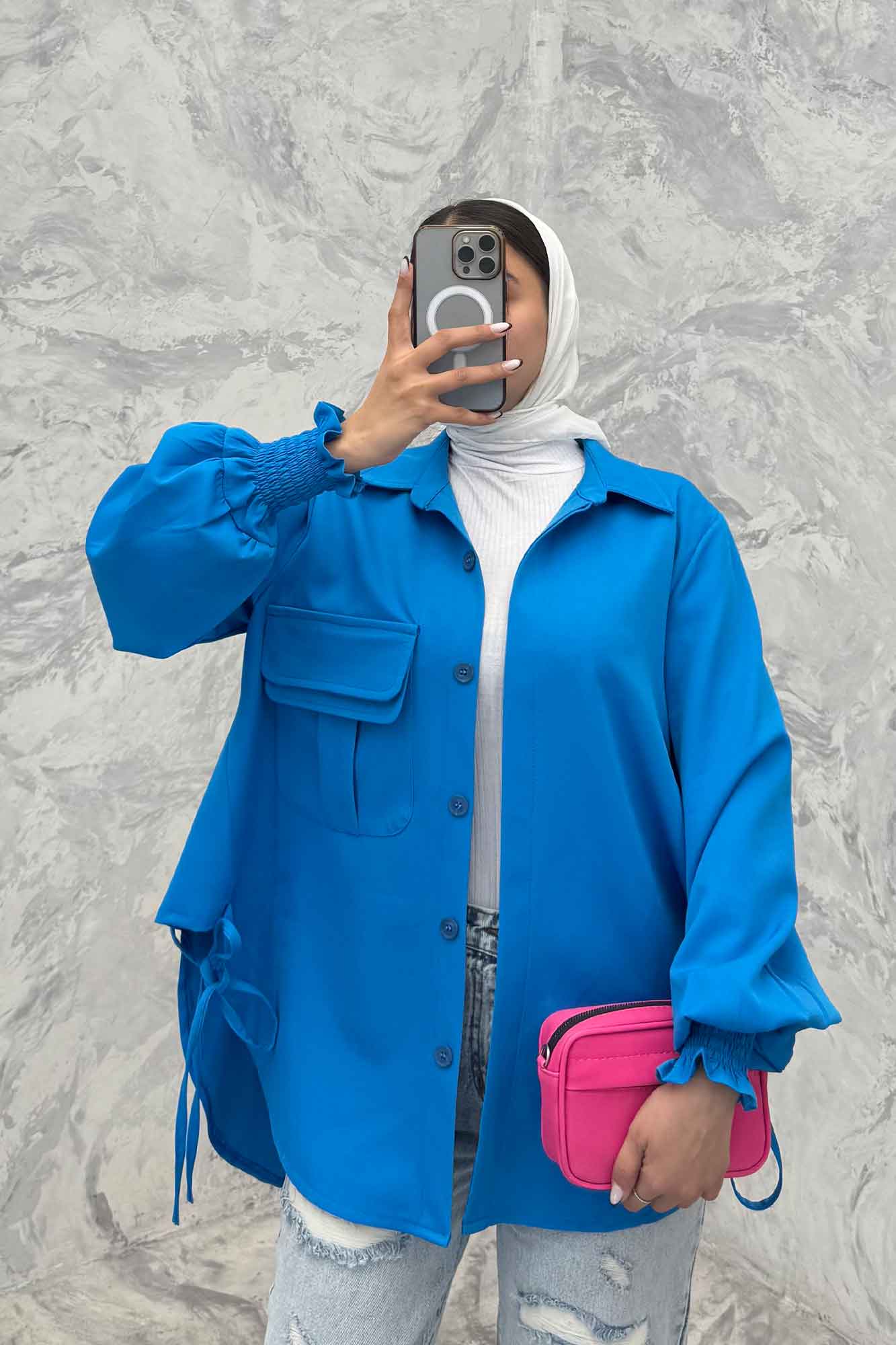 مانتو آستین شیپوری مازراتی