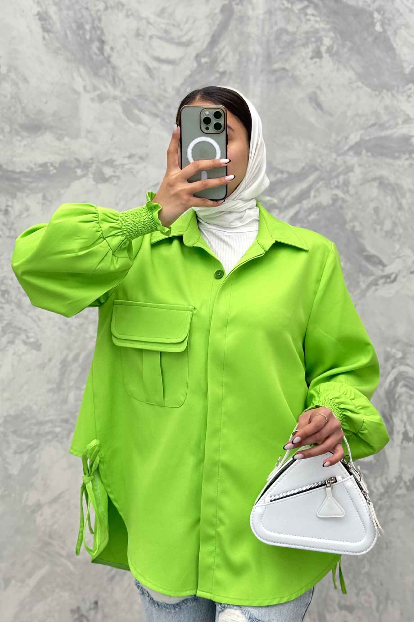 مانتو آستین شیپوری مازراتی