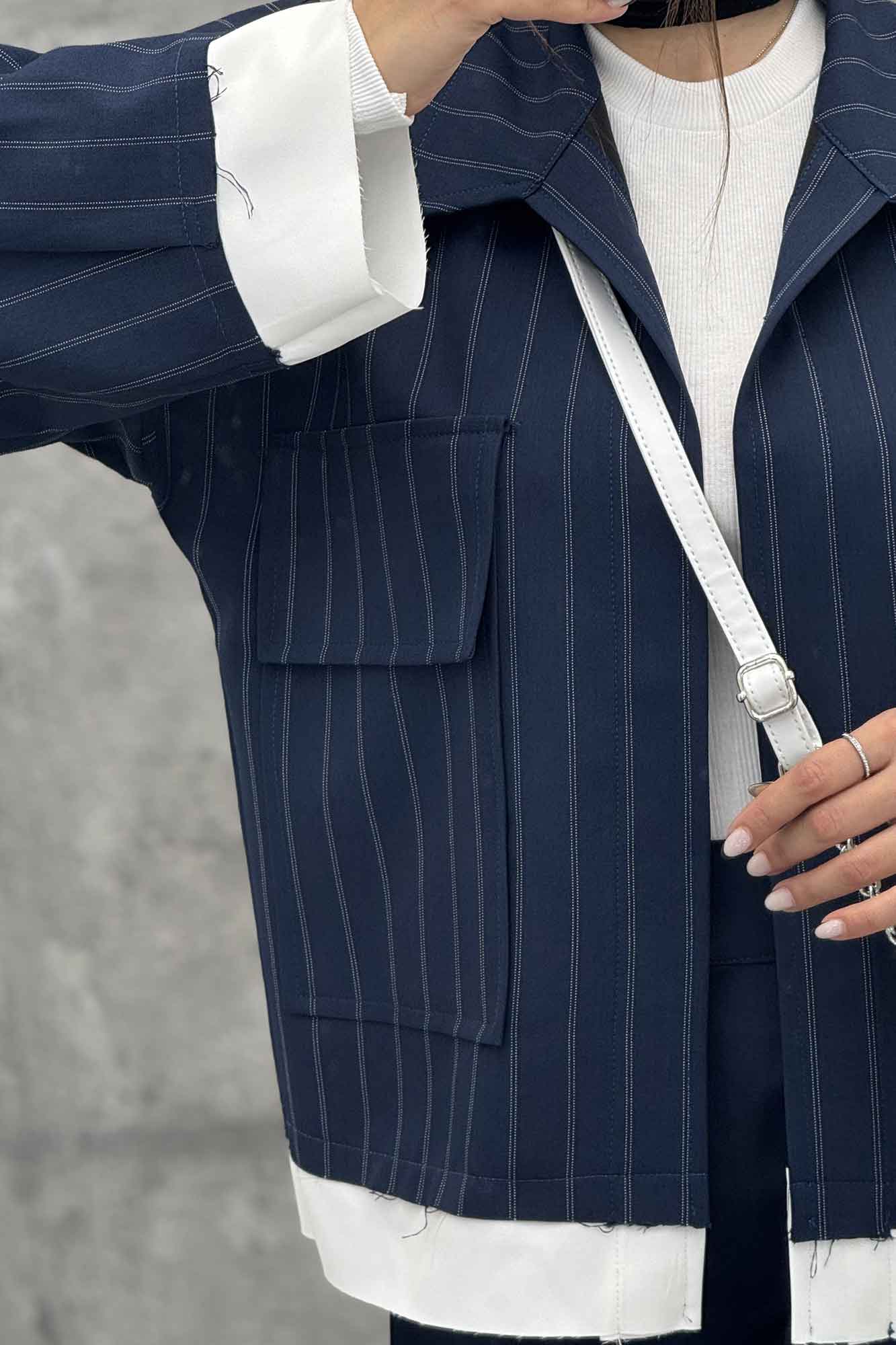 کت بزیاق دیپلمات دو جیب پاکتی پایین کات