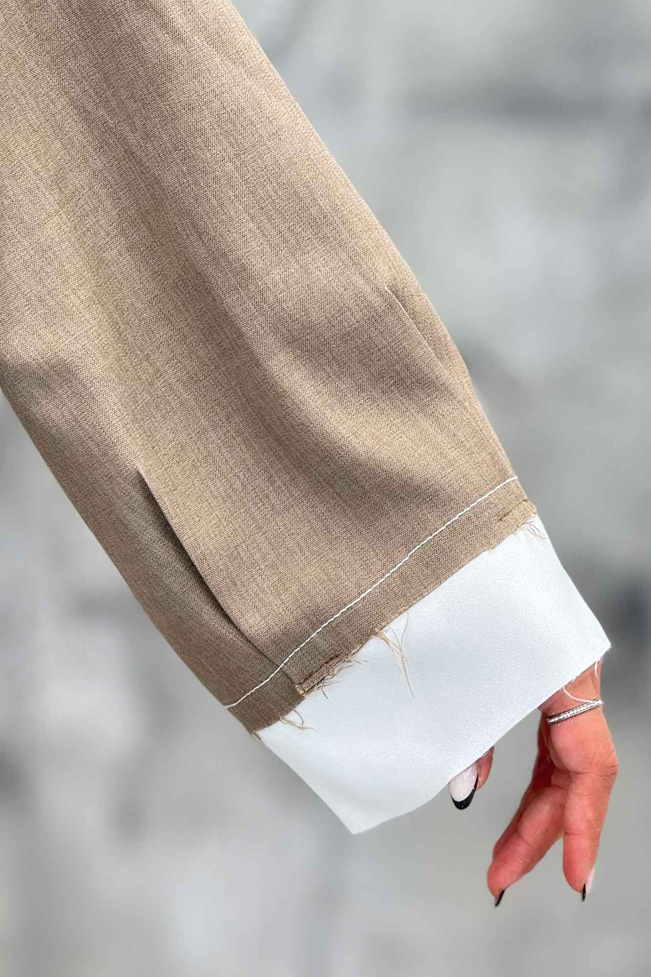 کت بزیاق دو جیب پاکتی پایین کات