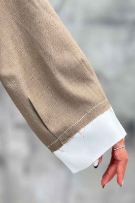 کت بزیاق دو جیب پاکتی پایین کات