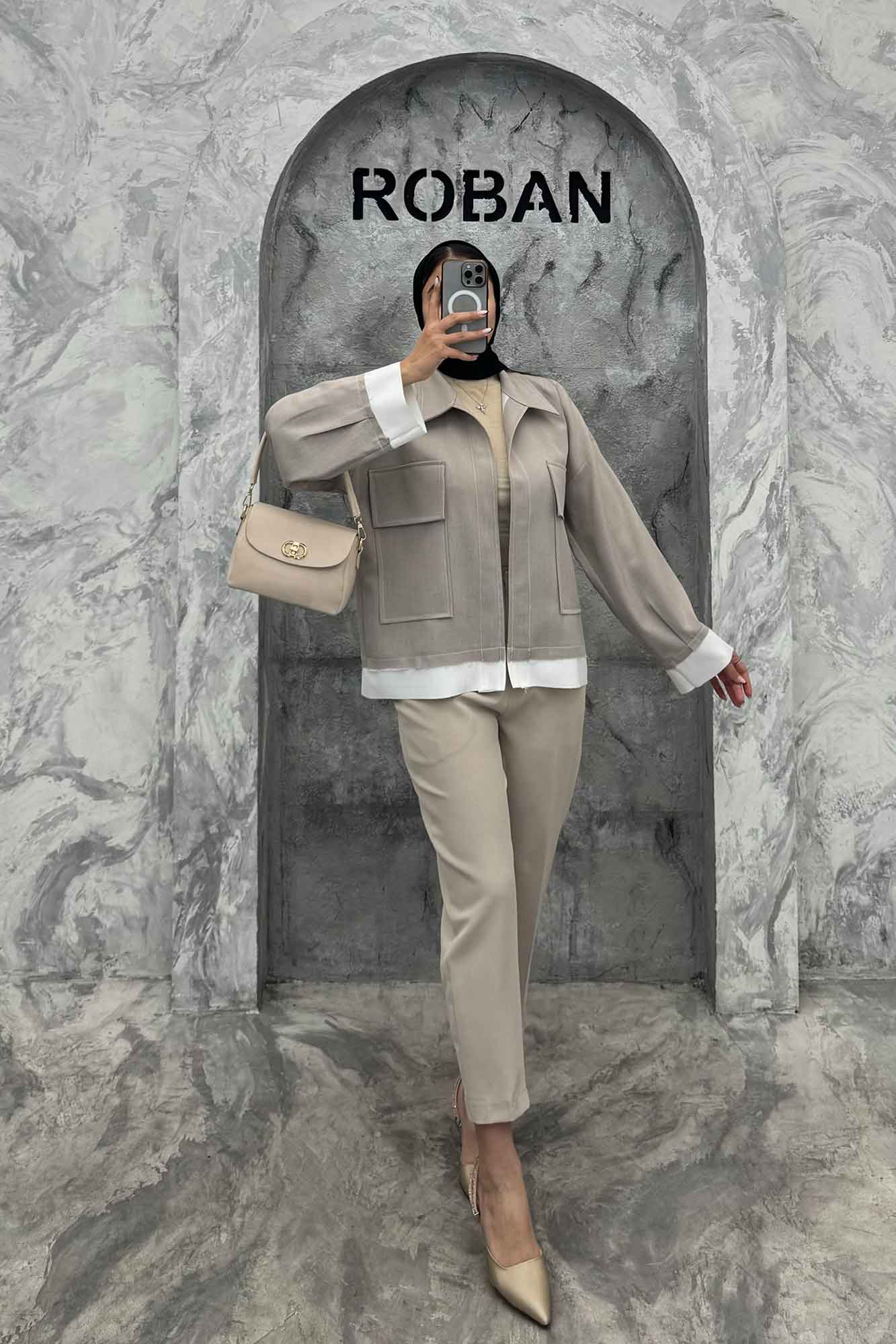 کت بزیاق دو جیب پاکتی پایین کات