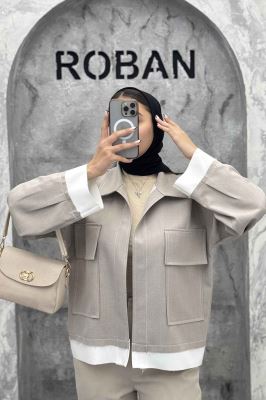 کت بزیاق دو جیب پاکتی پایین کات