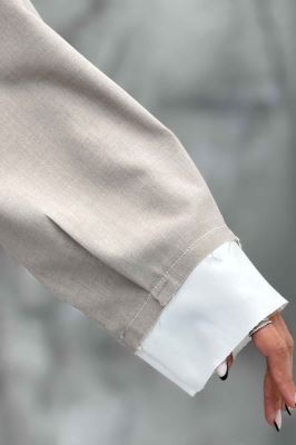 کت بزیاق دو جیب پاکتی پایین کات