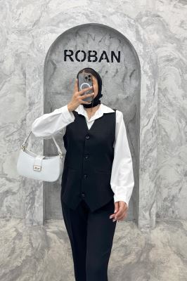 ست ژیله و شلوار جیب فیلتو هفتی وانیل