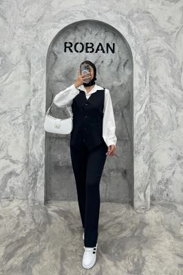 ست ژیله و شلوار جیب فیلتو هفتی وانیل