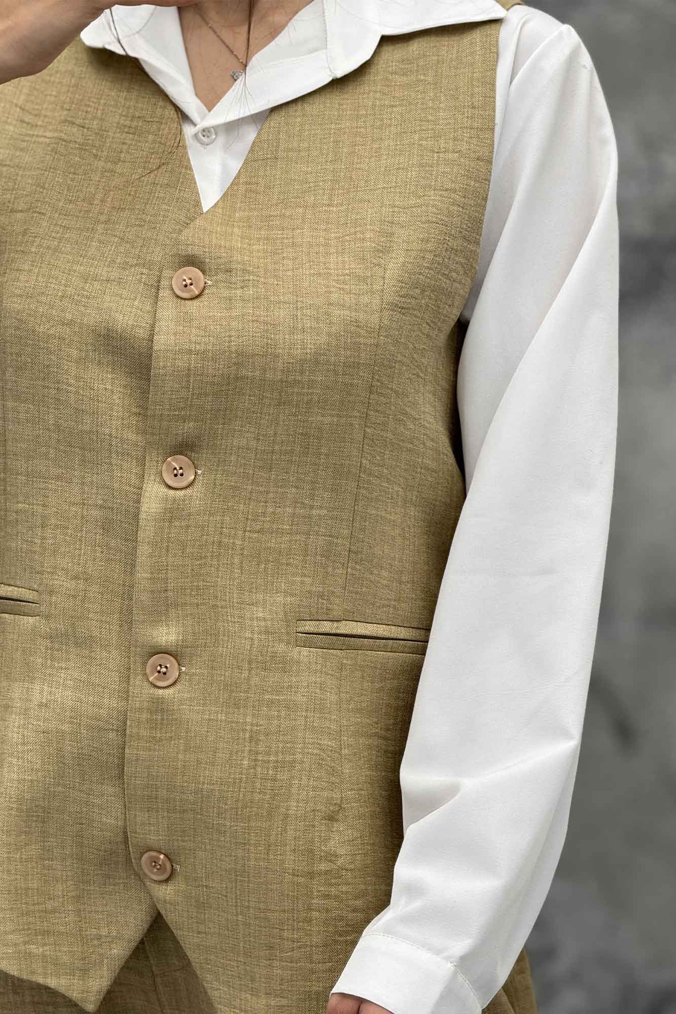 ست ژیله و شلوار جیب فیلتو هفتی وانیل