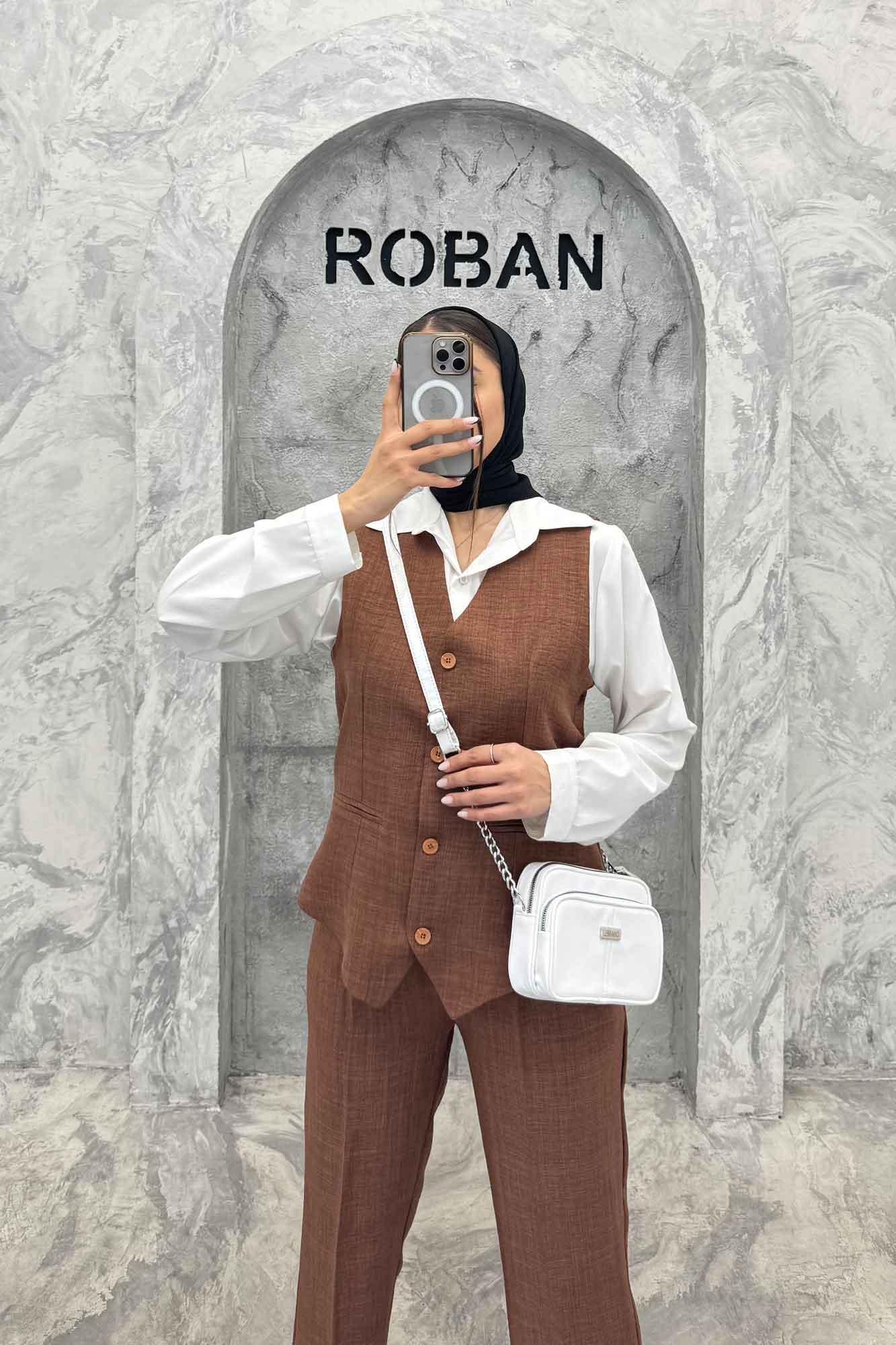 ست ژیله و شلوار جیب فیلتو هفتی وانیل