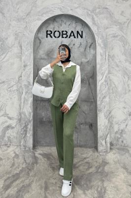 ست ژیله و شلوار جیب فیلتو هفتی وانیل