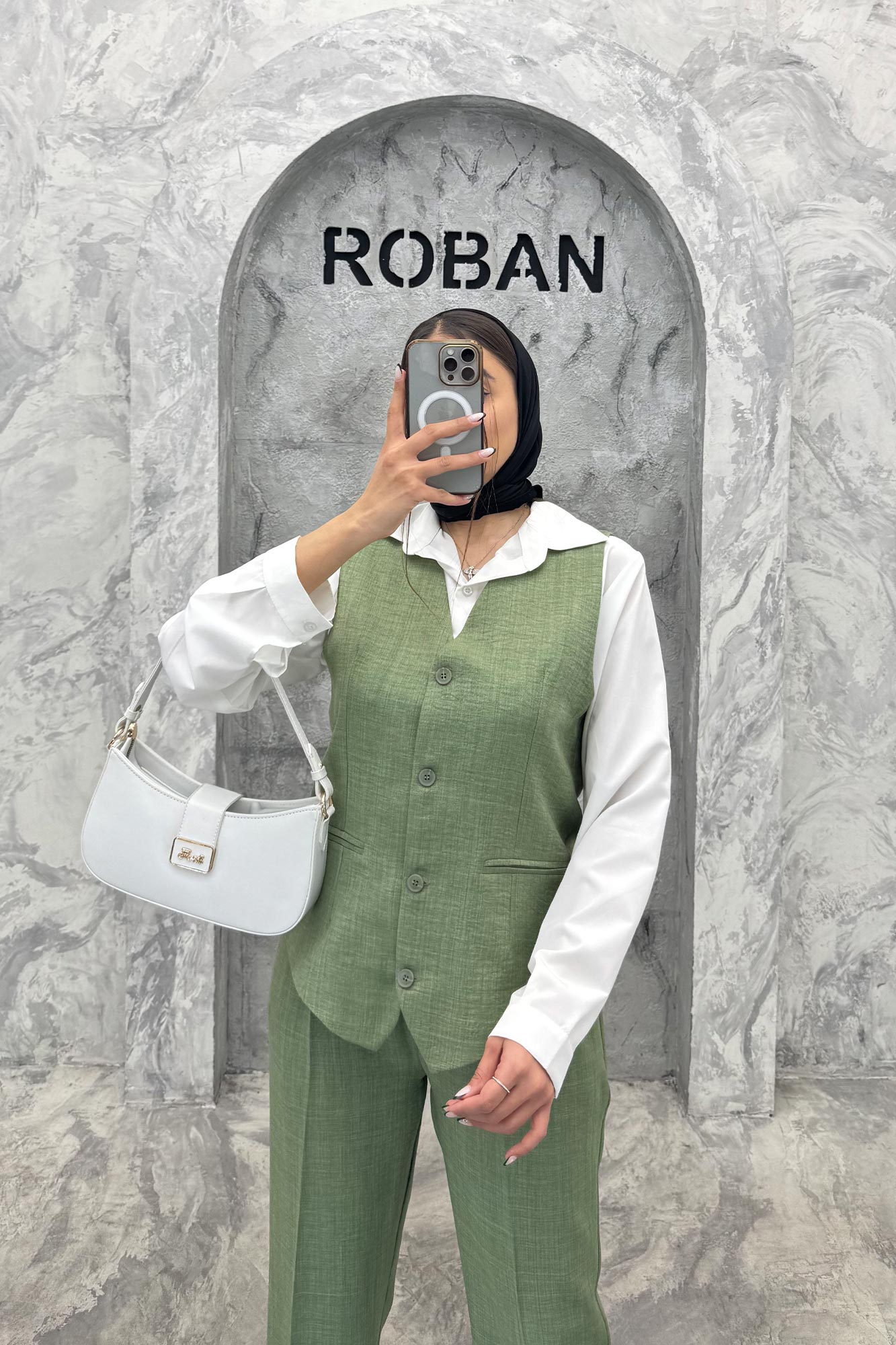 ست ژیله و شلوار جیب فیلتو هفتی وانیل