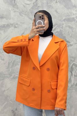 مانتو کتی دو جیب پاکتی مازراتی ساده