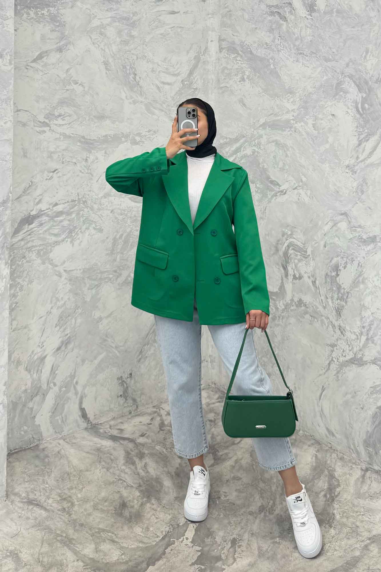 مانتو کتی دو جیب پاکتی مازراتی ساده