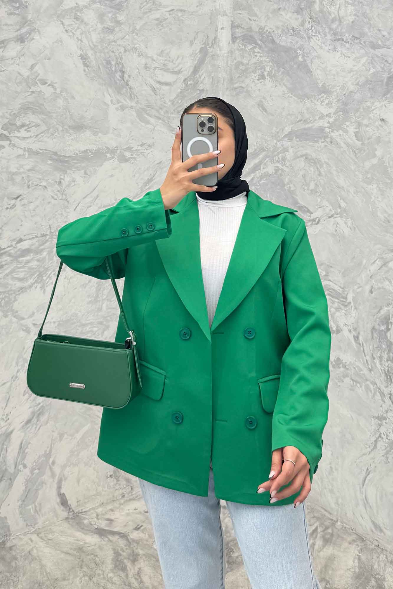 مانتو کتی دو جیب پاکتی مازراتی ساده