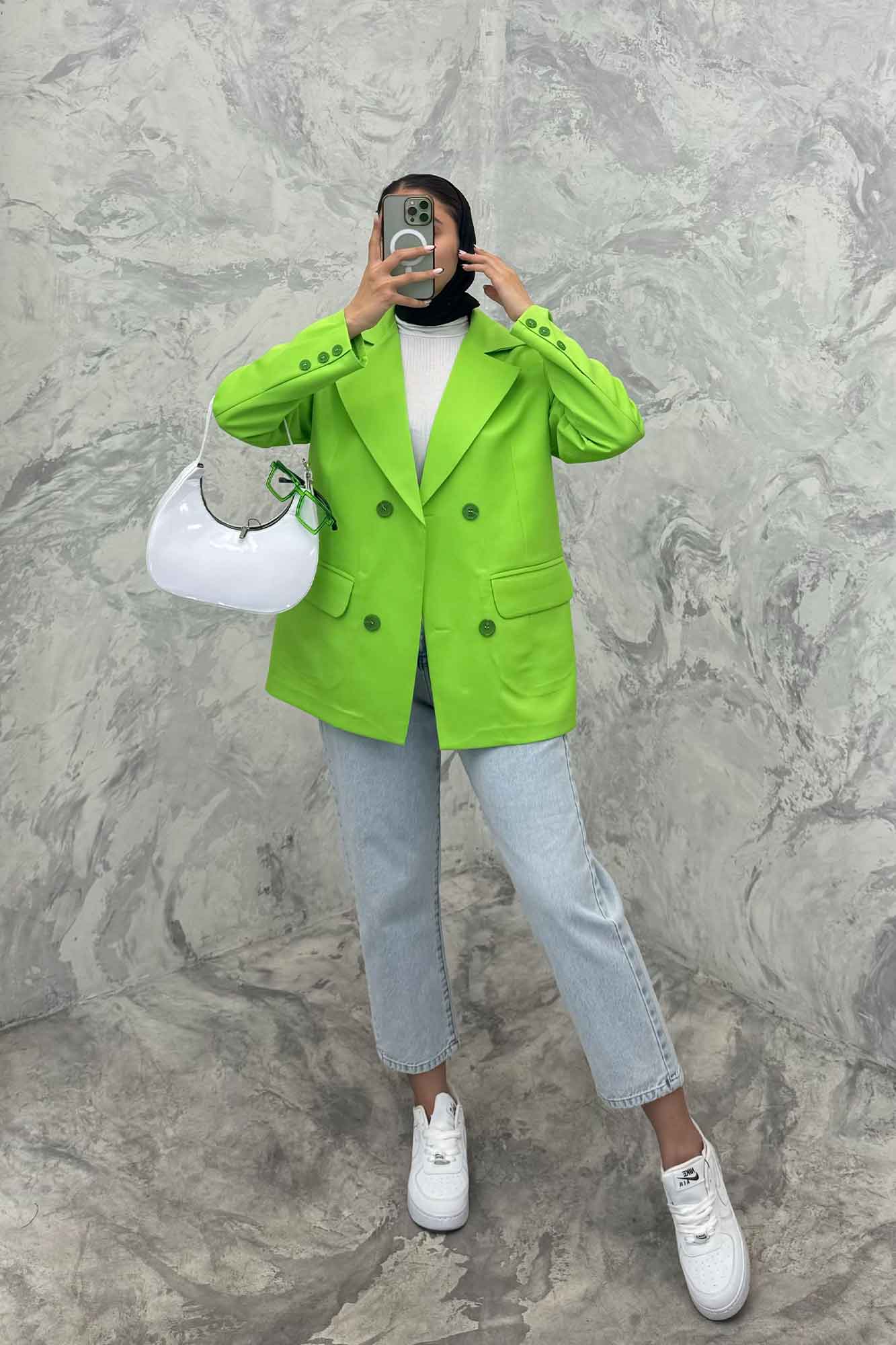 مانتو کتی دو جیب پاکتی مازراتی ساده