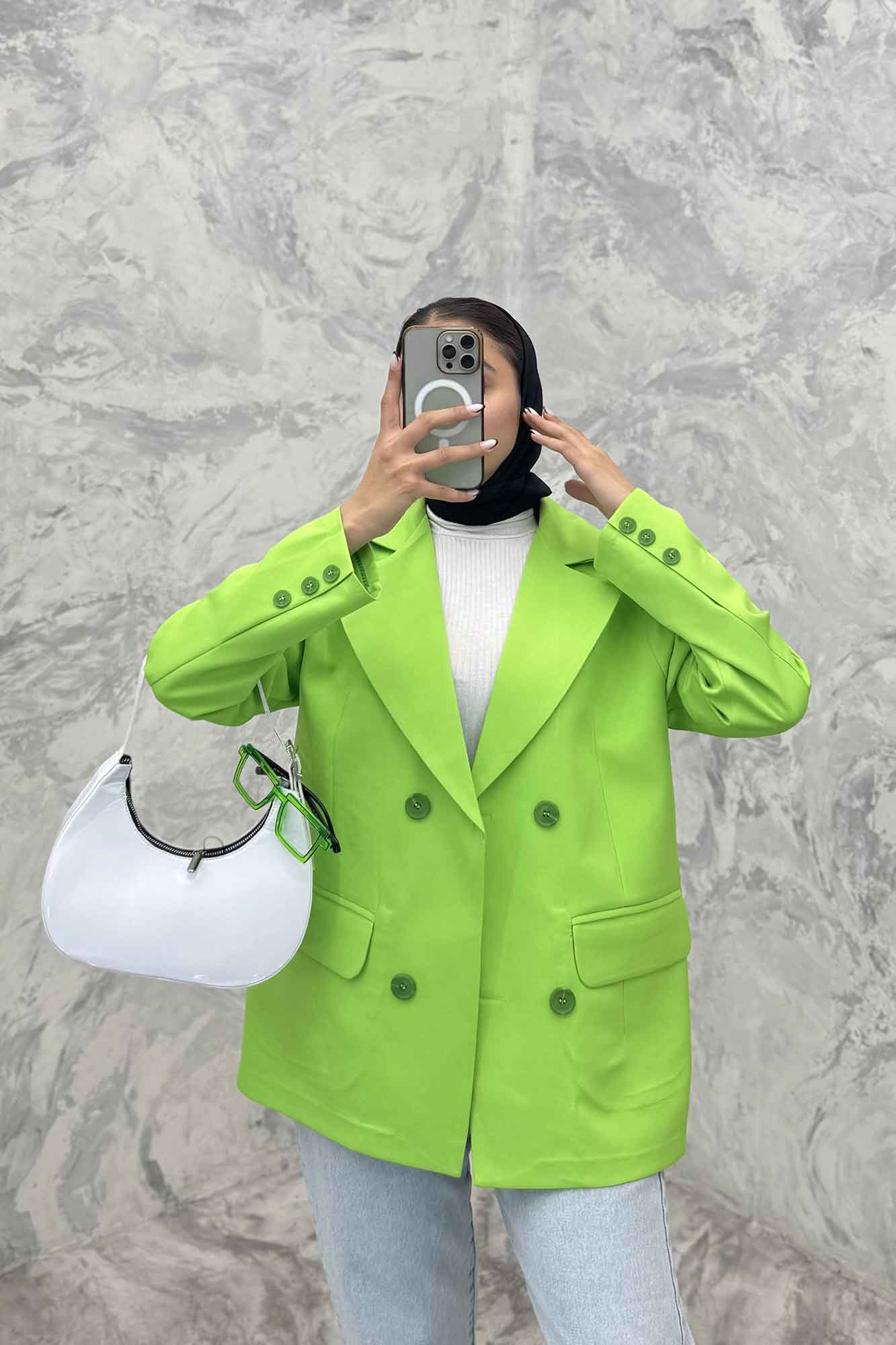 مانتو کتی دو جیب پاکتی مازراتی ساده