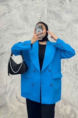 مانتو کتی یقه انگلیسی مازراتی سر آستین دکمه