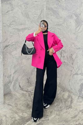 مانتو کتی یقه انگلیسی مازراتی سر آستین دکمه