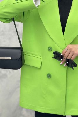 مانتو کتی یقه انگلیسی مازراتی سر آستین دکمه