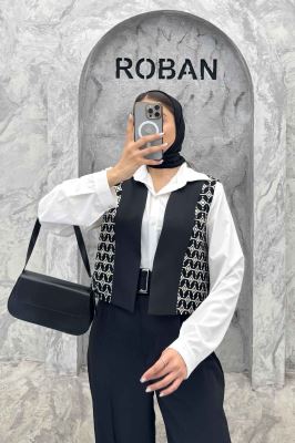 جلیقه لینن تیکه سنتی