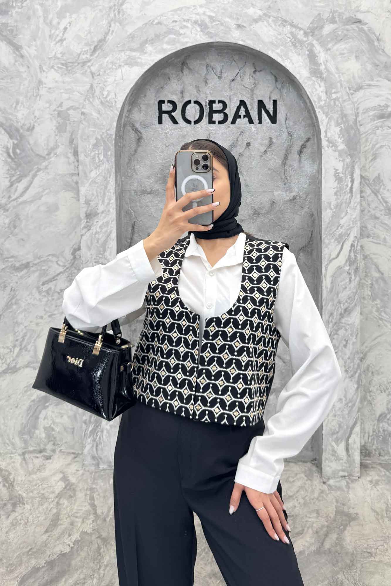 جلیقه لینن تمام سنتی