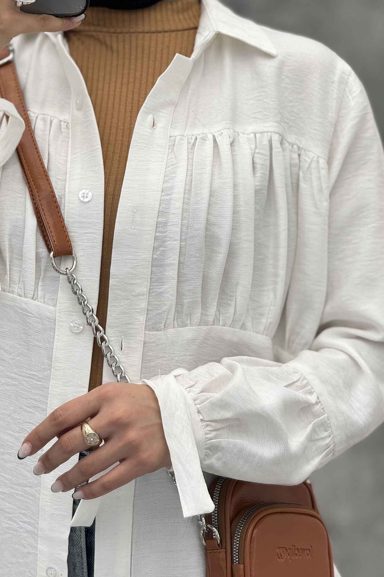 شومیز کرسپو سینه چین