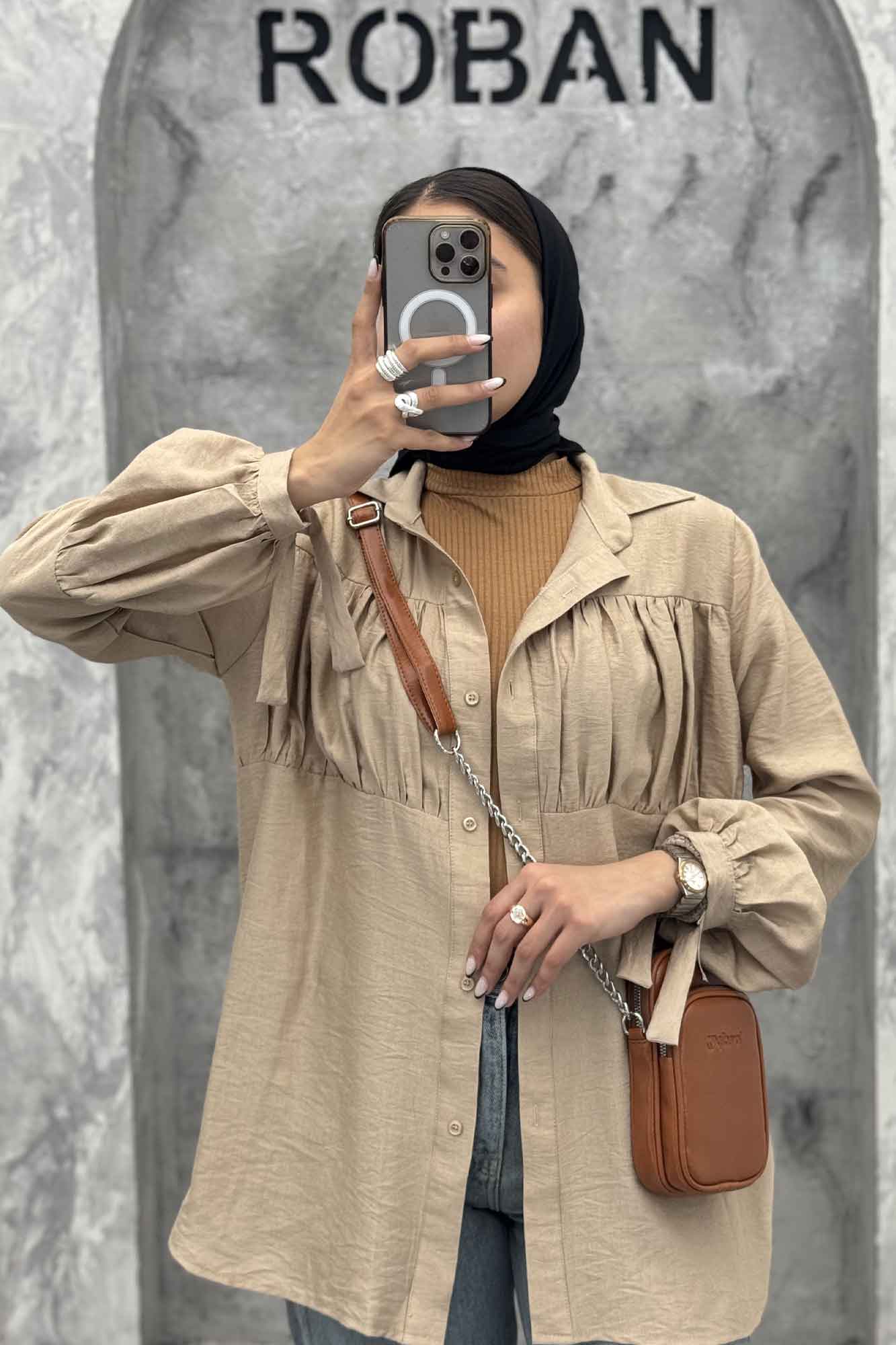 شومیز کرسپو سینه چین