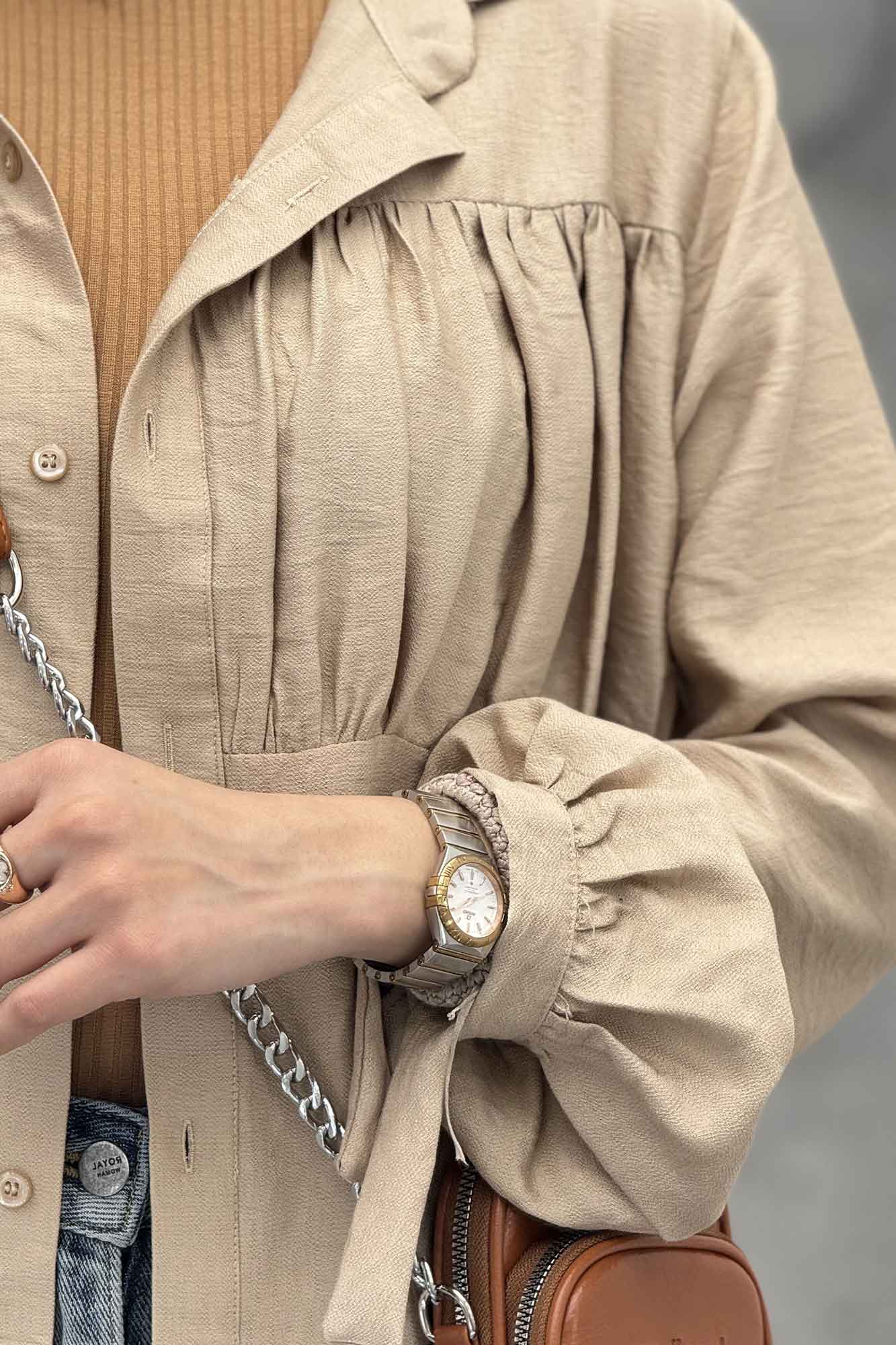 شومیز کرسپو سینه چین