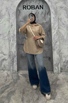 بلوز کمرگت دار کرسپو