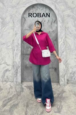 بلوز کمرگت دار کرسپو