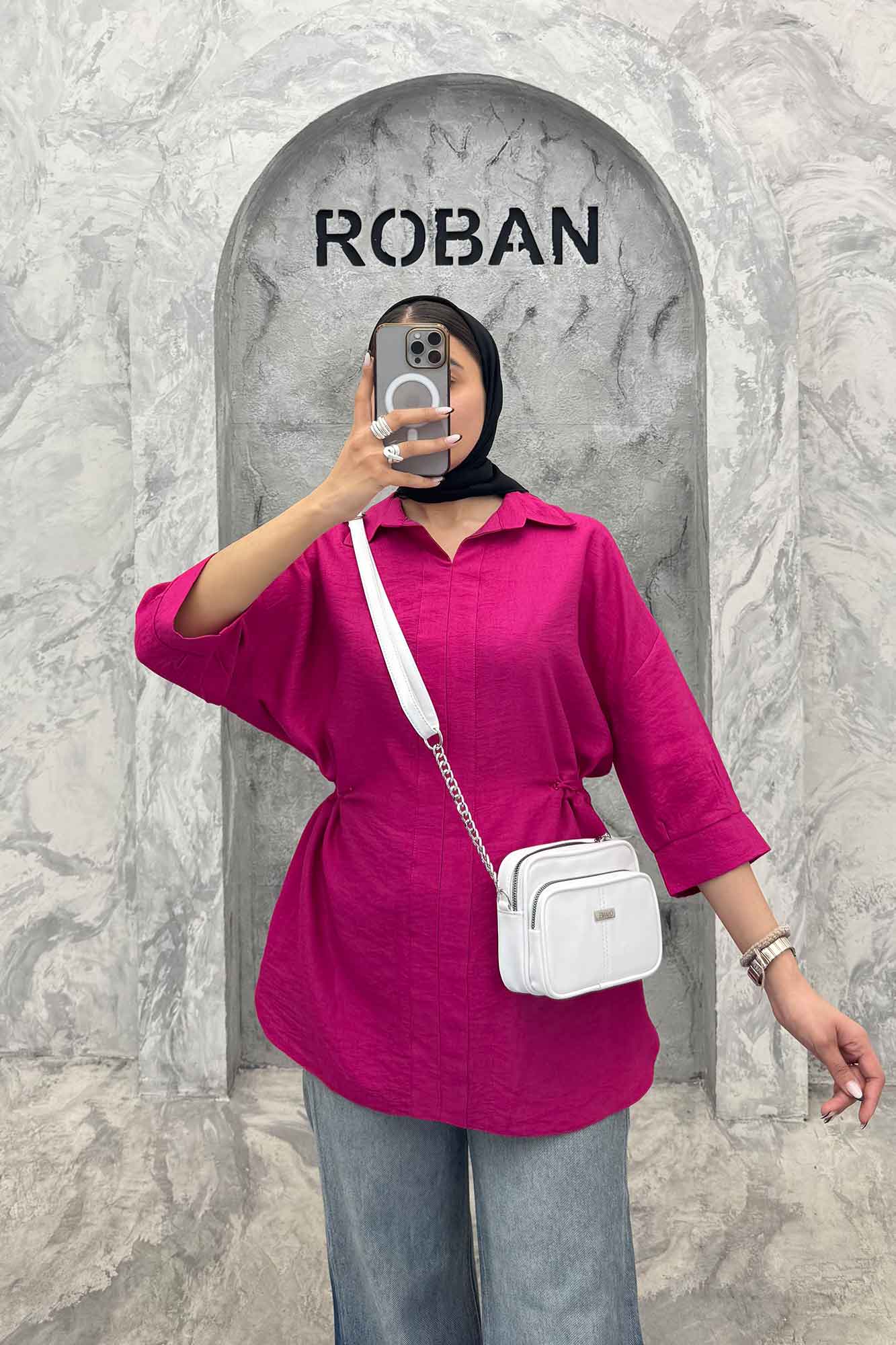 بلوز کمرگت دار کرسپو