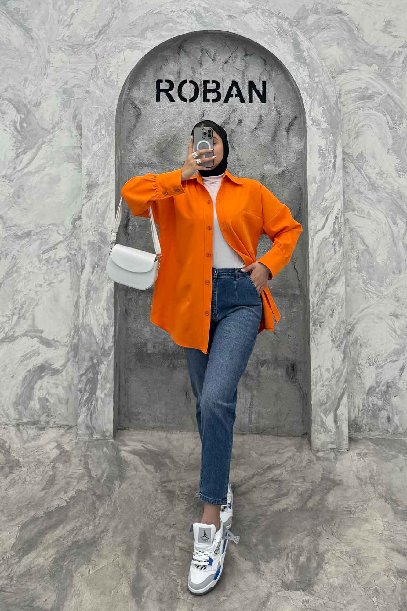 شومیز مانتویی مازراتی تک جیب 